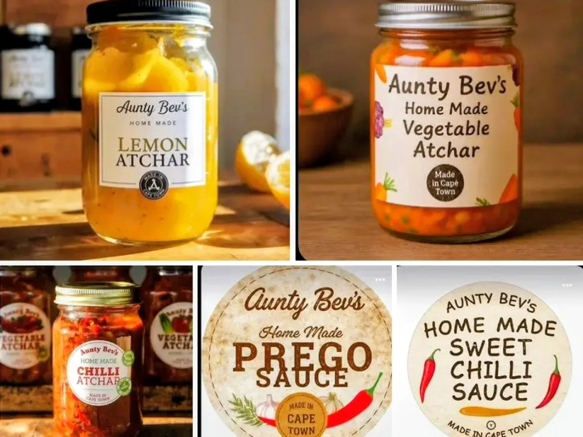 Authentic homemade atchars and tangy sauces